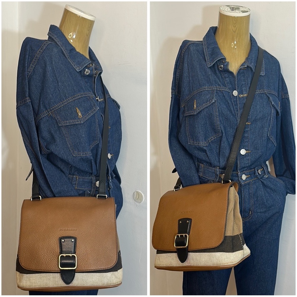 Burberry Shellwood Small Check Crossbody Bag